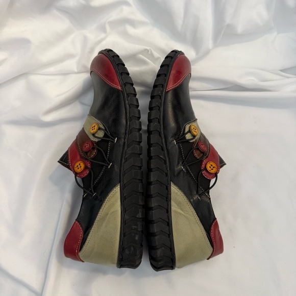 NWOT Spring Step Neeta Colorblock Laceless Sneakers - Picture 3 of 7